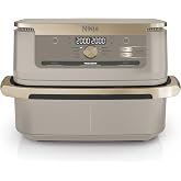 Ninja Foodi FlexDrawer, Double Compartment Air Fryer, 10.4 L | Oil Free, Removable Basket Divider, Non-Stick and Dishwasher S