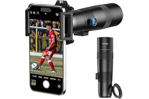 APEXEL 30X Super Teleobjektiv, 720mm Brennweite Teleobjektiv für Smartphone, Professionelles & Künstlerisches Erfassen für Wildtiere, Sport, Konzerte