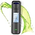 Digital Accurate Police Breath Alcohol Tester Non-Contact Analyzer Detector breathalyzer Test, Advanced Sensor, LCD Screen and Voice Alert, Black