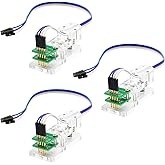 AZDelivery 3 X 4 Pin Programmer I2C Modul Test Werkzeug PCB Klemme 1 * 4P Gold-beschichtete Pogo Pins