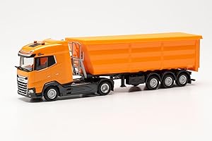 herpa Model ciężarowy DAF XG stalowy wgłębienie podsiodłowe, miniaturowe w skali 1:87, artykuł kolekcjonerski, wyprodukowano w Niemczech, tworzywo sztuczne