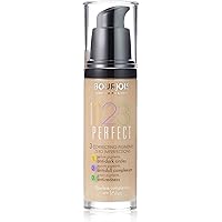 Bourjois - Fondotinta Liquido 1,2,3 Perfect Foundation - Fondotinta Idratante a Lunga Durata SPF 10 per Tutti i Tipi di Pelle