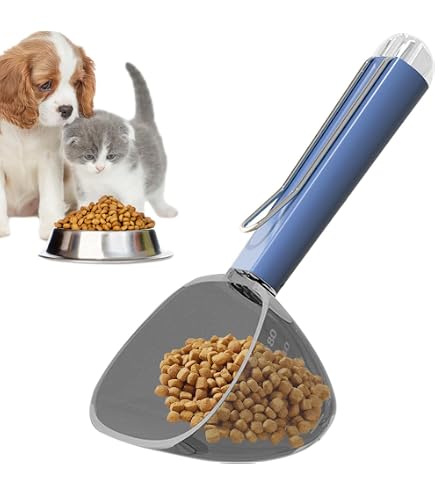 Gamelle Avec Balance Intégrée – Capacité 5 Kg, 800 Ml – Pour Chien Ou Chat – 4 Unités De Mesure