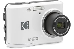 KODAK Pixpro FZ45-16.44 Megapixel Digitale Kompaktkamera, 4X optischem Zoom, 2.7 Zoll LCD, 720p HD-Video, AA-Batterie - Weiß