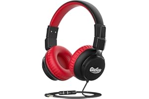 Gorsun E92v Auriculares para ninos y Microphone-Red