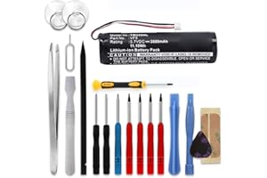 subtel® GPS Ersatz Akku VF5 - Ersatzakku für Tomtom Rider/Go 910, 710, 700, 530, 400 / Garmin Streetpilot i3, i5 Navigationsgerät 3000mAh + Werkzeug-Set Navi Batterie