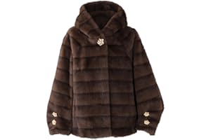 MAPIMANIA - Pelliccia Sintetica di Altissima Qualità, Gilet Donna, Pellicciotto Corto Invernale Caldo e Morbido, Capotto