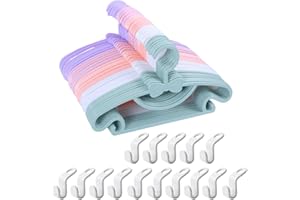 haweeli Cintres en Plastique pour Bébé Enfants et Tout-Petits (29,5cm, Paquet de 50)