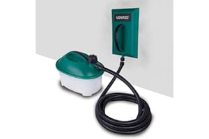 VONROC Vaporizzatore per carta da parati 2000 W - Serbatoio da 4,5 L, tubo flessibile da 3,5 M incluso - Indicatore del livello dell'acqua, piastra a vapore piccola