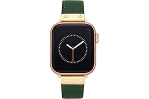 anne klein Cinturino alla moda in pelle per Apple Watch sicuro, regolabile, ricambio per Apple Watch, adatto alla maggior parte dei polsi