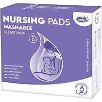 Buy AHC Ultra-Soft Reusable Nursing Breast Pad for Feeding Mothers ...