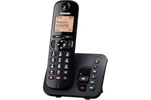 Panasonic KX-TGC260 Digital Cordless Phone: 18-min answering machine, dedicated call block button, an easy-to-read dot-matrix display and a hands-free speakerphone