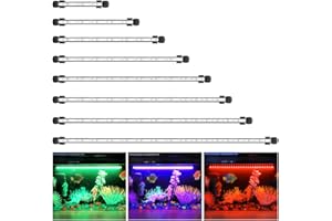 ‎GREENSUN GreenSun Aquarium LED Lighting 18 cm for Fish Tank with Remote Control RGB Colour Changing Light