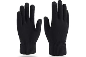 LucaSng Strickhandschuhe Winter Handschuhe Herren Damen Touchscreen Winterhandschuhe Flexible und Angenehm Weiche Fingerhandschuhe