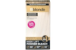 Jerome Russell Bblonde High Lift Bleach Powder - Hair Bleach for Blonde to Dark Brown Hair Colour with Mineral Oils for Hair Care, Blonde Hair Dye Lifts 6-9 Shades, Pack of 6 Sachets inside (6 X 25g)