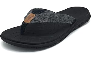 KuaiLu Chanclas Mujer Verano Playa Piscina Comodas Piel Sandalias Planas Caminar Ortopedicas Zapatos