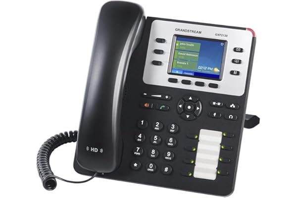 Grandstream GXP2130 Téléphone VoIP Noir