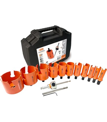 Mandrex | gatenzagen set SuperXcut 10-delig hardmetalen tanden