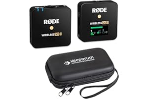 RØDE Rode Système de microphone sans fil GO II Single + étui souple Keepdrum