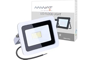 MIWATT Ultra-Thin MIWAT LED Flood Light Spotlight Led Search Lamp 220V Floodlights for Outdoor Garden Street Square (Cool White-6000k, 30W)