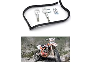 EVOMOSA Paramani per moto in alluminio Moto Motocross Dirtbike MX ATV Paramani Manubrio Protezioni per moto 22mm (A)