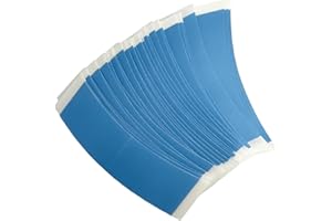 LUTTMANN® Lace Front Blue Liner C Contour Sistema capilar Derma-Tec Tape - Tira adhesiva ángulo 36 piezas, para todos los postizos, pelucas y sistemas capilares