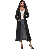 collarless pocket detail duster jacket