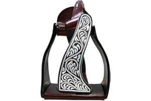 Majestic Ally Western Horse Steigbügel, Aluminium, Schwarz