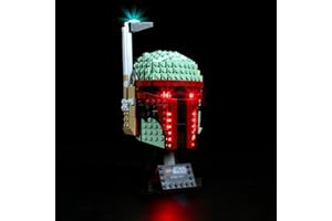 PIPART LED Light Kit for 75277 Boba Fett Helmet, Light Kit ONLY, Model NOT Included (Standard)