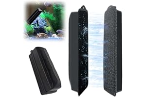 ZHYUAN Spazzola Magnetica per Acquario,Spazzola Magnetica per Pulizia Galleggiante,Spazzola Magnetica per la Pulizia del Vetro,Spazzola Magnetica per la Pulizia dell'acquario,per Piscine in Vetro di Pesce
