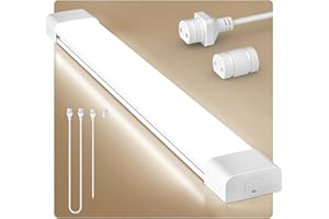 ‎ANTEN Anten Feuchtraumleuchte LED 120cm, 36W 4000LM LED Neonröhre, Neutralweiß 4000K Feuchtraumlampe, IP65 Wasserfest Wannenleuchte, Werkstattlampe, Kellerleuchte, Deckenleuchte für Büros Lager Garage
