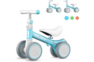 Sejoy bicicletta di equilibrio regolabile del bambino per i ragazzi ragazze 10-36 mesi Toddler Balance Bike,neonato bicicletta da passeggio,maniglia sedile regolabile,Toddler bicicletta di formazione