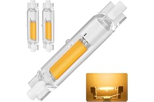 MZIEIU 20W R7S LED Lampada 78mm Dimmerabile,Bianco Caldo 3000K 2000LM,LED R7S COB 20W Lampadine Equivalente a 200W Lampada Alogena,Nessun Sfarfallio Lampada LED,Illuminazione Fascio 360°,Confezione da 2