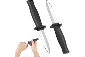 VIDACHARMY Pack of 2 Disappearance Dagger Knives, Fake Knife, Retractable Fake Knife, Trick Knife, Magic Knife, Joke Knife, Theatre Knife, for Children Adults, Trick Toy, Magic Shows, Party Gifts