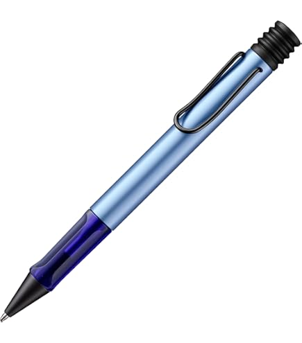 LAMY AL-star Fountain Pen – Aubergine Color, Medium Steel Nib, Ergonomic Grip, Includes Blue Cartridge