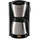 PHILIPS Drip Coffee Maker, Thermal Jug 1.2L, 15 Cups, Stainless Steel | Thermal Carafe 1.2L, Filter Coffee Maker up to 15 Cup