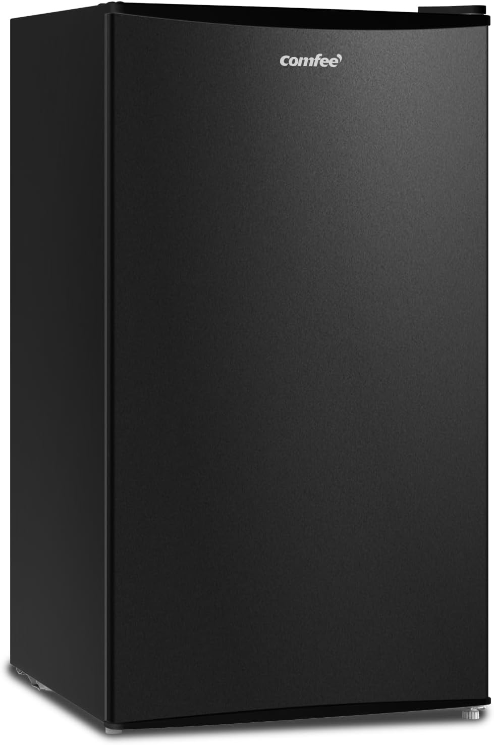 COMFEE' RCU60BL2UK(E) 60 Litre Freestanding Under Counter, 48cm Upright Freezer Adjustable Thermostat, Reversible Door, 4 Star Freezer Rating Drawer, Black