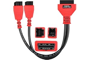Autel Oryginalny Adapter OBD2 do Złącza Kabla Programującego 12+8, Kabel Protokołu Bypass Gateway, Działa na MaxiCOM MK808S MK808BT PRO MX900 MaxiSys MS906 PRO MS906 PRO-TS MS919 MS909 Ultra