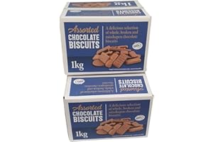 DIVAS SPIRITUAL Biscuit Variety Pack – Broken Biscuit Assortment 1.3kg & Assorted Chocolate Biscuits 1kg – Mix of Whole, Broken and Misshapen Biscuits – Single or Pack of 2 (2 chocolate assorted buiscuits)