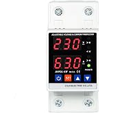 Voltage Protection, Adjustable Overvoltage Protection Undervoltage Protection Overcurrent Protection with Dual Display 2P 63A