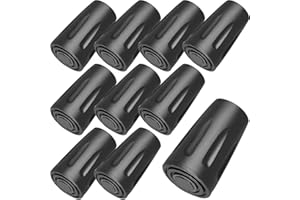 Eruinfang Rubber Buffer for Walking Poles / Trekking Poles for All Standard Rubber Buffer Pads / Trekking Poles / Asphalt / Gravel / Mountains / Hiking Pole Accessories Pack of 10
