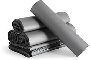 UK SUPPLIES LIMITED UK Supplies 25 Grey Mailing Bags 350x525mm with Waterproof & Strong Self Seal Strip Ideal for Posting & Packaging | Large Mailing Bags | Postage Bags | Mailing Bags for Clothes (14 x 21 Inch, 25)
