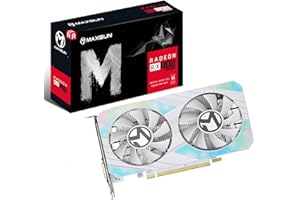 maxsun AMD Radeon RX 580 8GB 2048SP GDDR5 Computer Video Scheda grafica GPU per PC Gaming 256-Bit DirectX 12 DVI, HDMI, DisplayPort Multi Monitor Extender Decodifica 4k