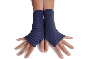 Anna Falcke Wristees® Fingerless Gloves for Unisex Adult Regular Thermal Hand Warmers with Thumbhole