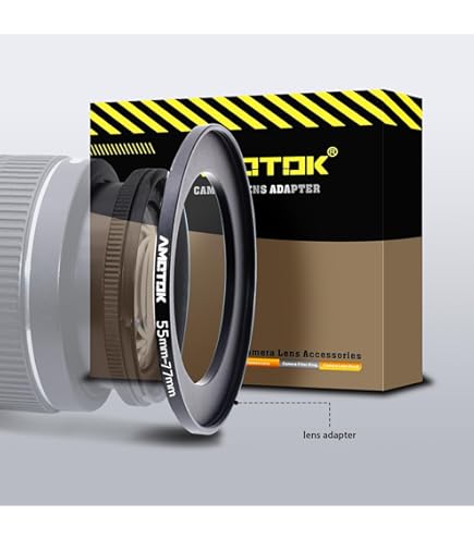 vhbw Step-Up-ring adapter van 55 mm naar 82 mm voor cameralens - filteradapter, metaal, zwart vhbw Step-Up-ring adapter van 55 mm naar 82 mm voor cameralens - filteradapter, metaal, zwart