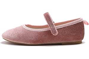 Feversole Girls Cute Dress Mary Jane Shoes Soft Party Holiday Ballet Flats