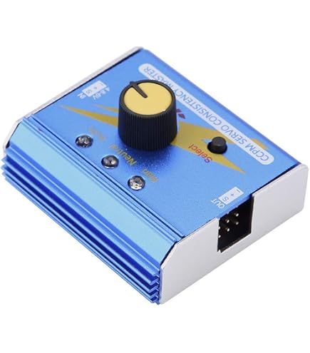 Servo-Tester Für RC-Modelle – Prüft Servos & ESC, Manuell/automatisch/neutral (4,8-6V)