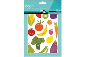 AVENUE MANDARINE Clairefontaine ES Maildor - Ocio creativo – Pegatinas Baby - Formato grande para niños pequeños