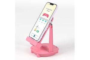 NEWZEROL Telefon komórkowy Swing Steps Counter krokomierz do telefonu komórkowego, [kabel USB] [łatwa instalacja] [wyciszenie] [obsługa 2 telefonów] – różowy