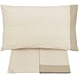 Gabel Chromo Completo Lenzuola 1 Piazza E Mezza Cotone Vari Colori (Beige)